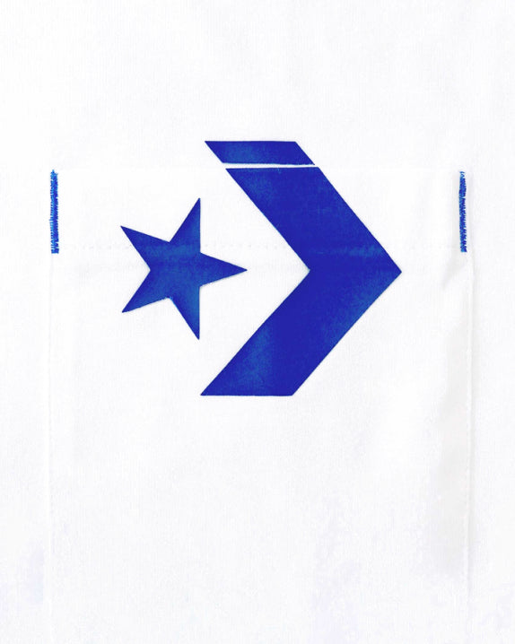 CHEVRON OF ADORNMENT OS TEE WHITE