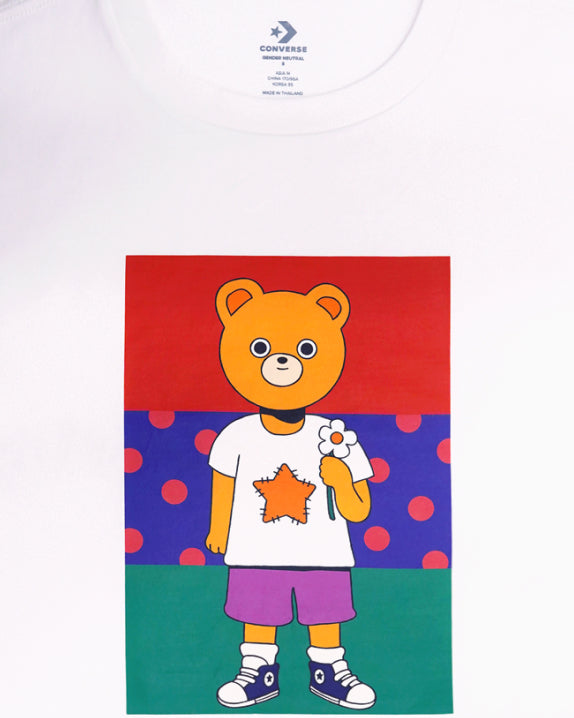BEAR HEAL THE HEART TEE WHITE