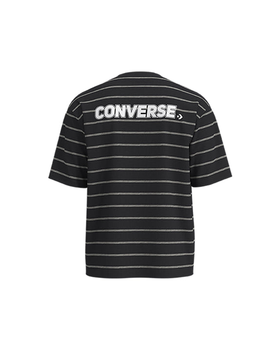 RETRO CONS STRIPE TEE BLACK