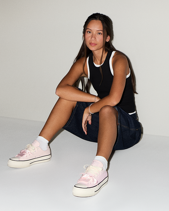 Chuck Taylor All Star Lift Platform Peached Canvas