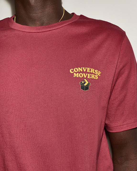 CONVERSE MOVERS TEE RED