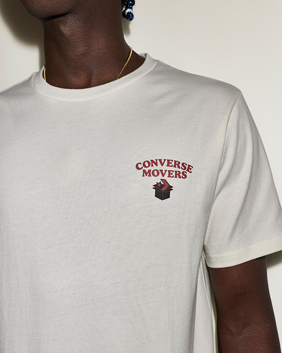 CONVERSE MOVERS TEE CREAM
