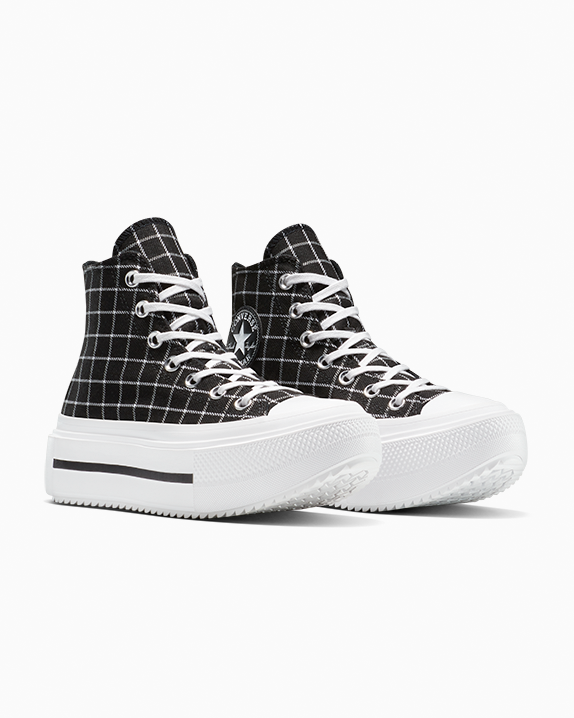 Chuck Taylor All Star Lift Double Stack Platform Plaid