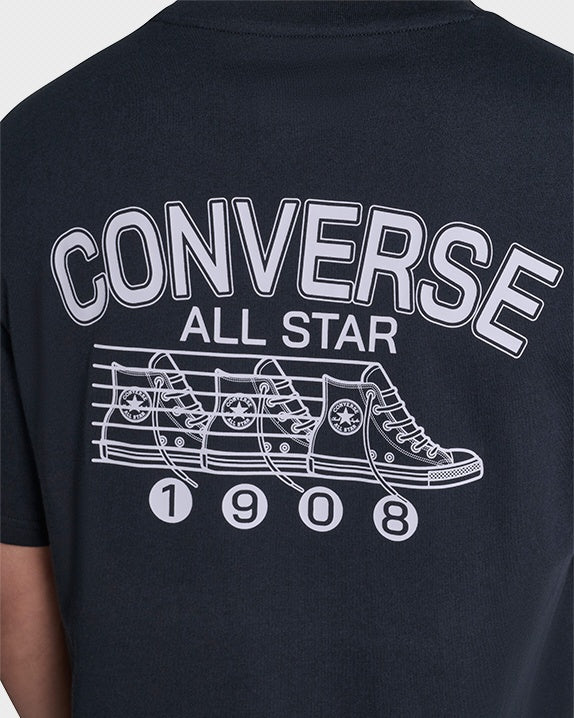 VINTAGE CHUCKS TEE BLACK