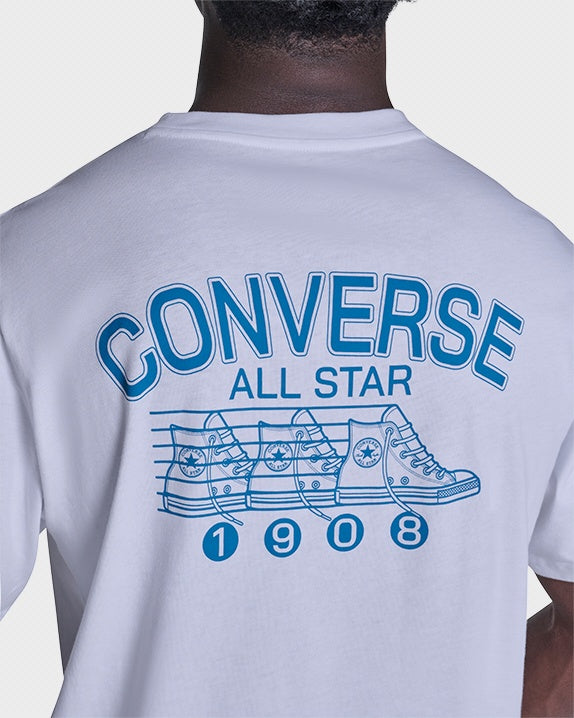VINTAGE CHUCKS TEE WHITE