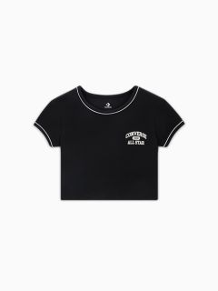 ALL STAR RINGER TEE BLACK