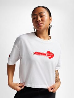 BEMY2K Cropped Oversized Tee