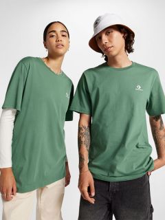 STANDARD FIT LEFT CHEST STAR CHEV EMB TEE