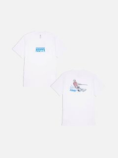 CONS SKULL WATER SKI TEE WHITE