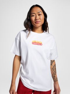 SUMMER FLAMES TEE WHITE