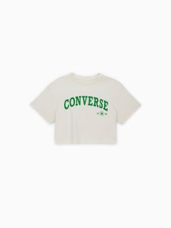 CONVERSE RETRO CHUCK CROPPED TEE CREAM